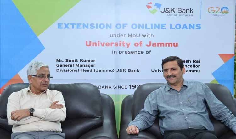 'J&K Bank extends instant digital loan facility to Jammu University employees'