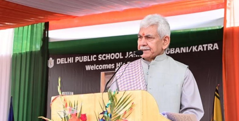 '‘Never stop chasing your dreams’ is my message to our youth: LG Manoj Sinha'