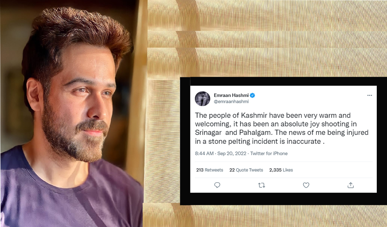 'Emraan Hashmi Quashes Reports Of Stone Pelting On Him In Kashmir, Calls Them ‘Inaccurate’'