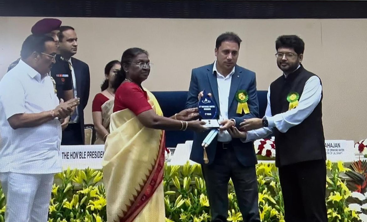 'Ganderbal wins Best District Award at 5th National Water Awards'