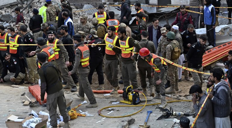 'Peshawar mosque suicide blast: death toll rises to 59, 157 injured'