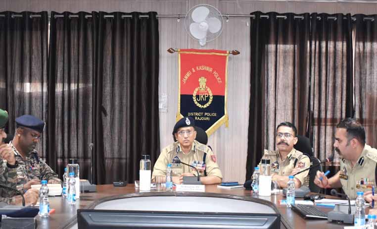 'ADGP Jammu conducted Security Review Meeting at Rajouri'
