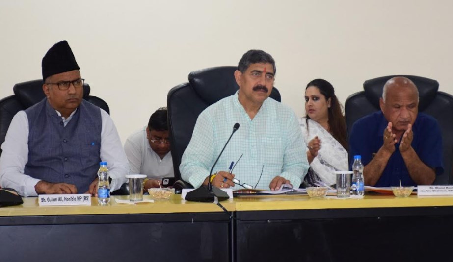 'MP Jugal Kishore Sharma chairs DISHA meeting at Jammu, asks for efficient delivery of public services  '