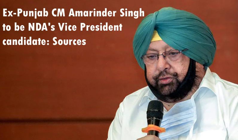 'Ex-Punjab CM Amarinder Singh to be NDA's Vice President candidate: Sources'