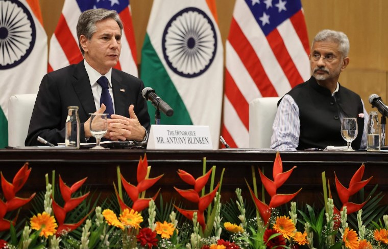 'India-US partnership one of the most consequential in the world: Blinken'