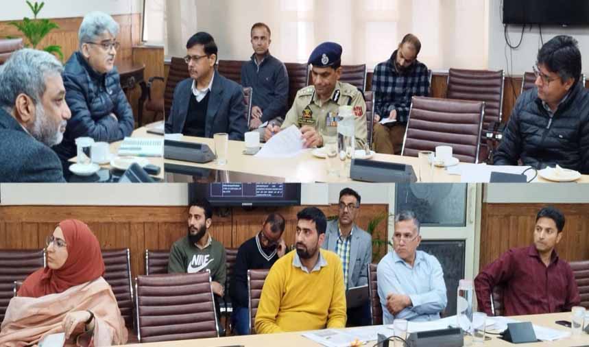 'Ramban land subsidence: CS reviews relief, rehab measures taken for victims'