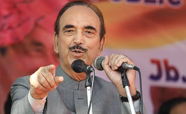 'Ghulam Nabi Azad resigns from the post of Chairman JKPCC Campaign committee'