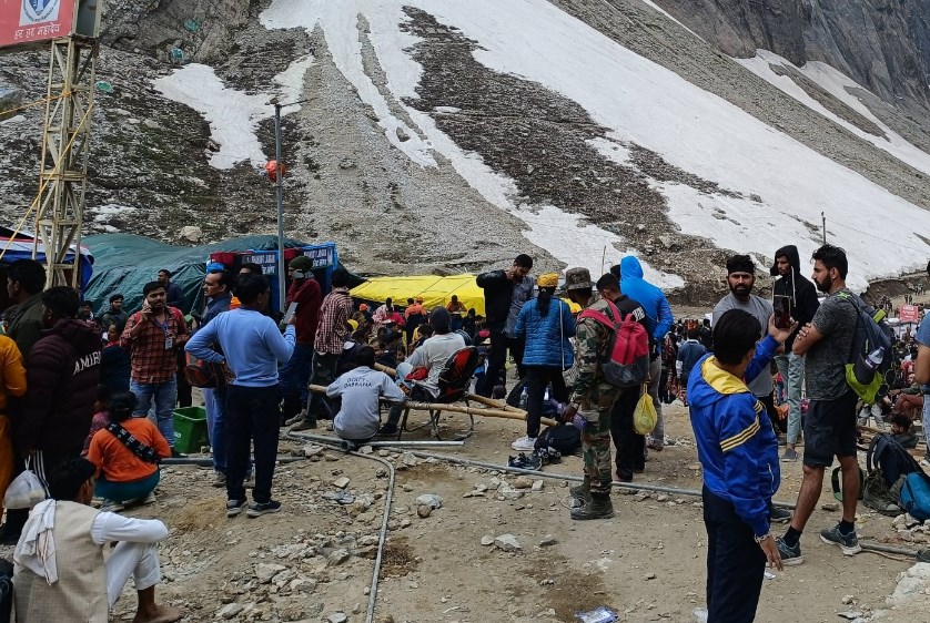 'Amaranth Yatra 2024: Over 74,000 devotees visit holy cave shrine in four days'