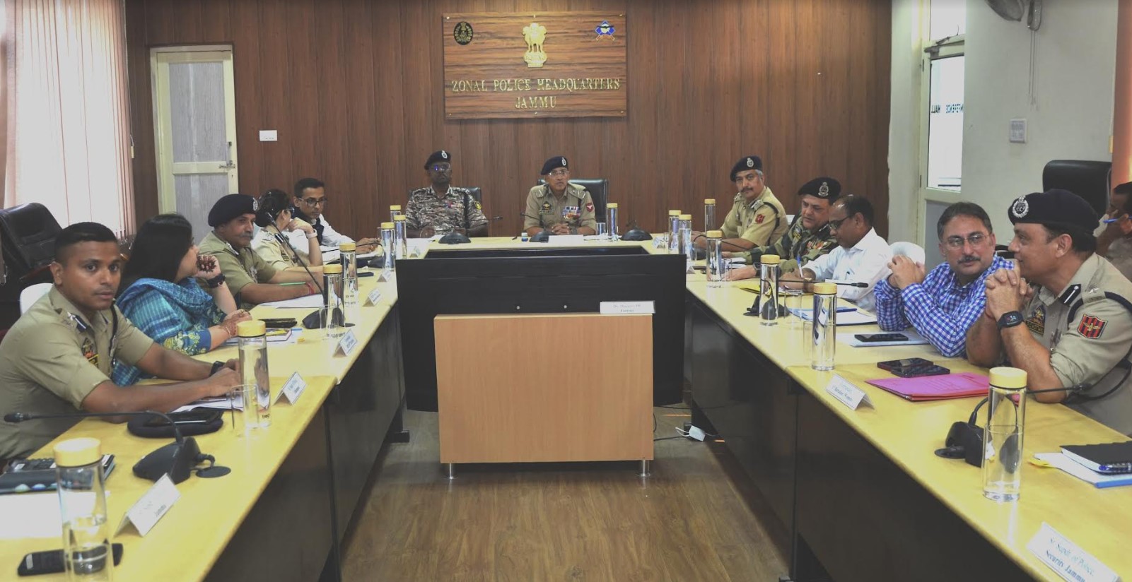 'ADGP Jammu reviews the operational preparedness of Jammu Zone'