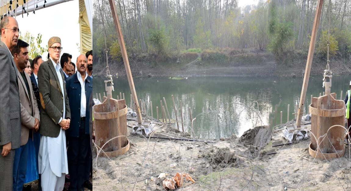 'CM Omar Abdullah reaffirms his commitment to development of Ganderbal, launches Paribal-Takanwari Bridge Project'