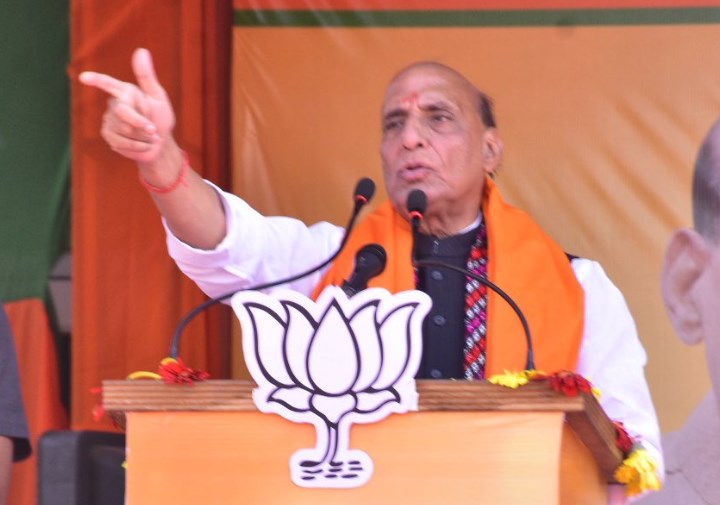 'India has capability to hit its targets within and across border: Rajnath Singh'