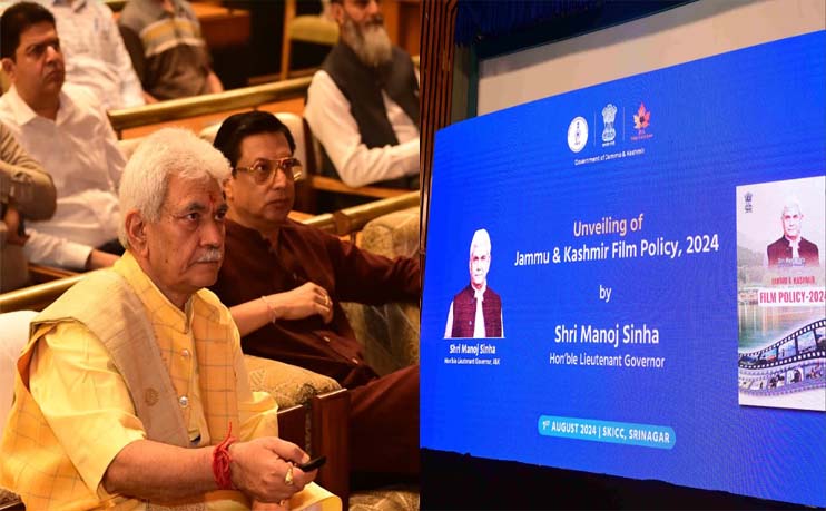 'Lt Governor inaugurates J&K Film Conclave, unveils J&K Film Policy 2024'