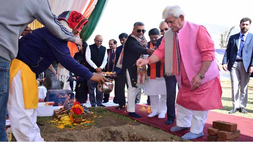 'LG lays foundation stone for Rs 250 crore Mall at Sempora, says first ‘direct foreign investment in J&K’'