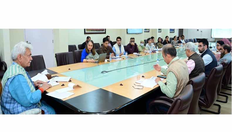 'Lt Governor chairs review meeting of Social Welfare Department'