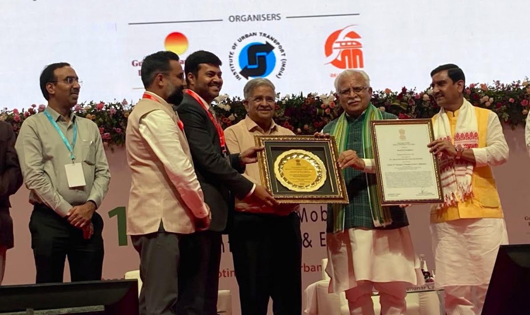 'Jammu Smart City’s E-Autos, E-Rickshaws win Award of Excellence in Urban Transport'