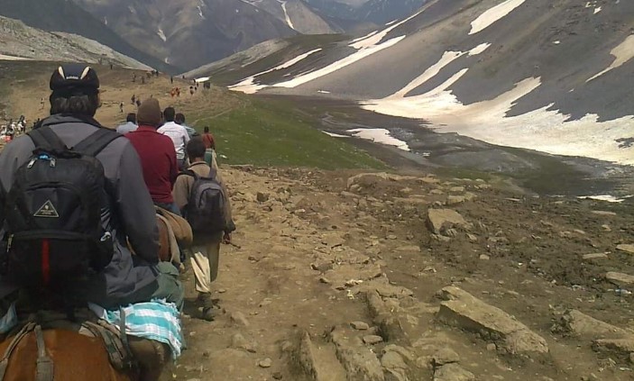 'Over 1,800 Pilgrims leave Jammu Base Camp for Amarnath Yatra'