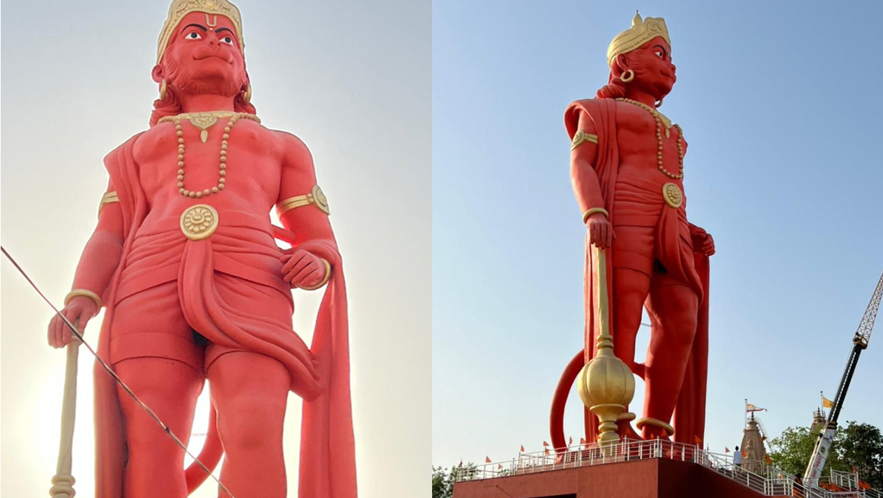 Gujarat: PM Modi unveils 108 feet tall statue of Lord Hanuman in Morbi