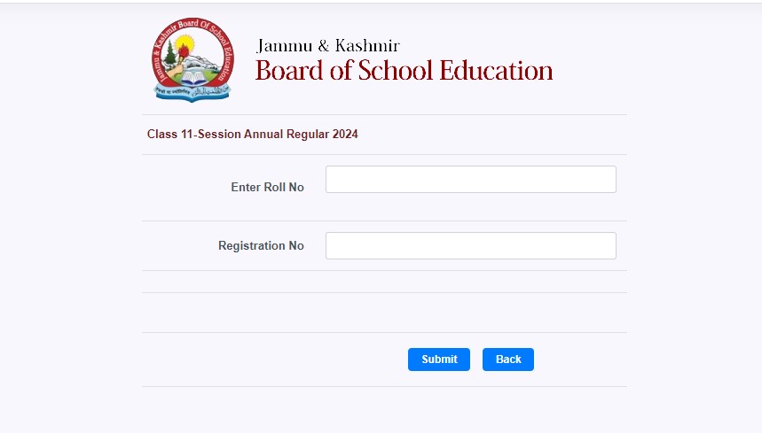 JKBOSE Class 11 result 2024 declared at jkbose.nic.in