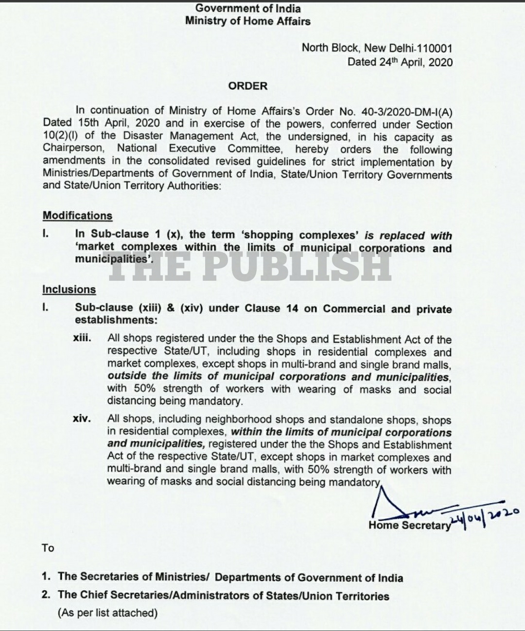 MHA permits registered shops selling non-essential goods to open from Saturday