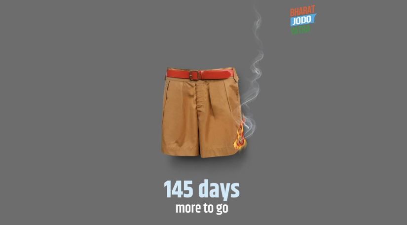 Massive political row erupts after Congress tweets picture of RSS uniform on fire; BJP hits back