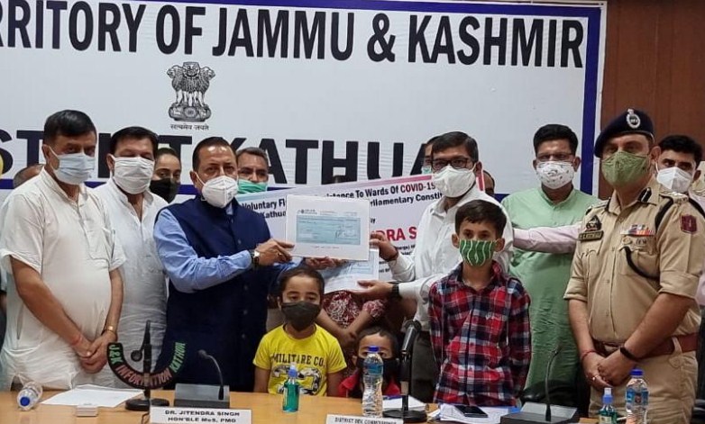 Dr Jitendra contributes Rs 10 L for his constituency’s COVID affected children