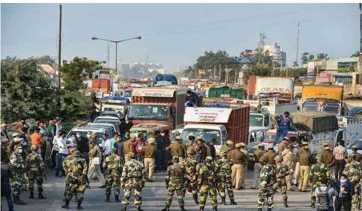 Amid farmers' Delhi Chalo march, security increased at Haryana-Delhi border