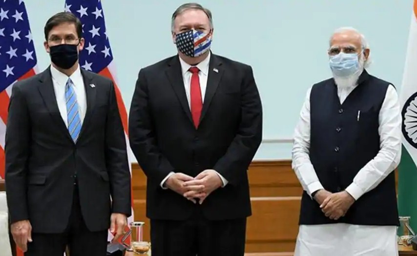 US Secretary of State Mike Pompeo, Defence Secy Mark Esper call on PM Narendra Modi