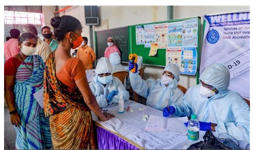 India records 43,893 new coronavirus cases, 508 deaths in a day; tally inch closer to 80-lakh mark