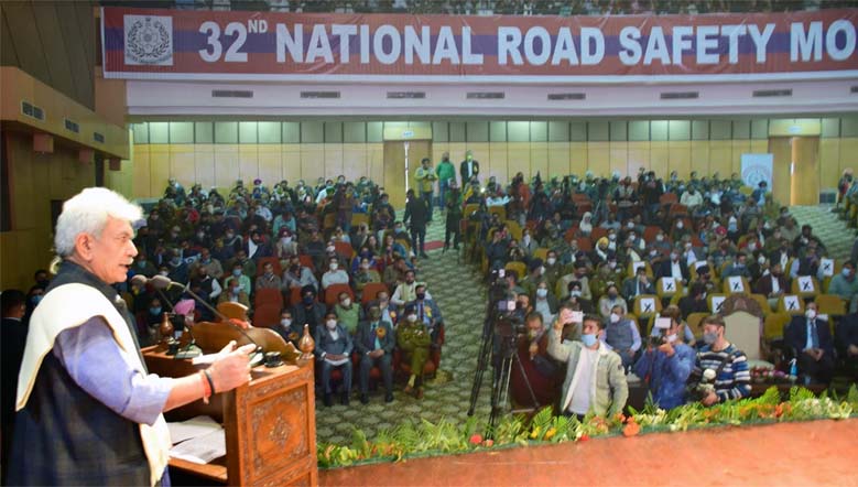 Lt Governor attends closing ceremony of 32nd National Road Safety Month & Fitness Mela