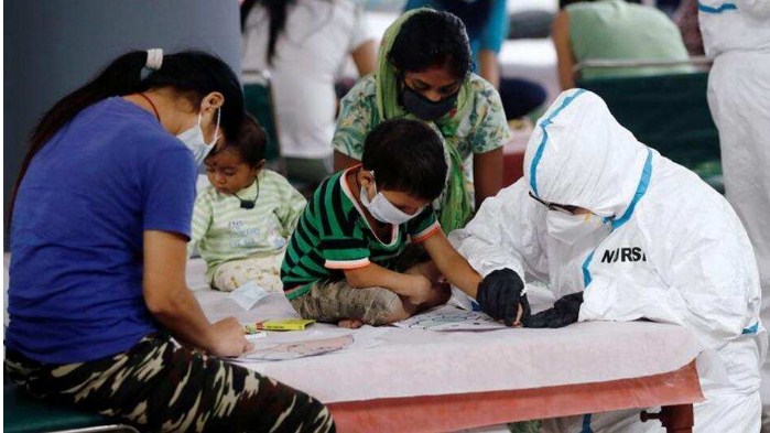 Over 45,000 cases in a single day push India’s Covid-19 tally to 12,38,635