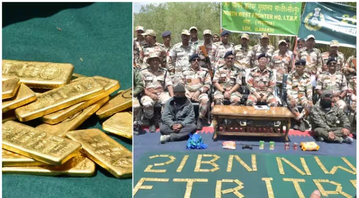 108 kg of smuggled gold seized near Indo-China border in Ladakh; 3 arrested