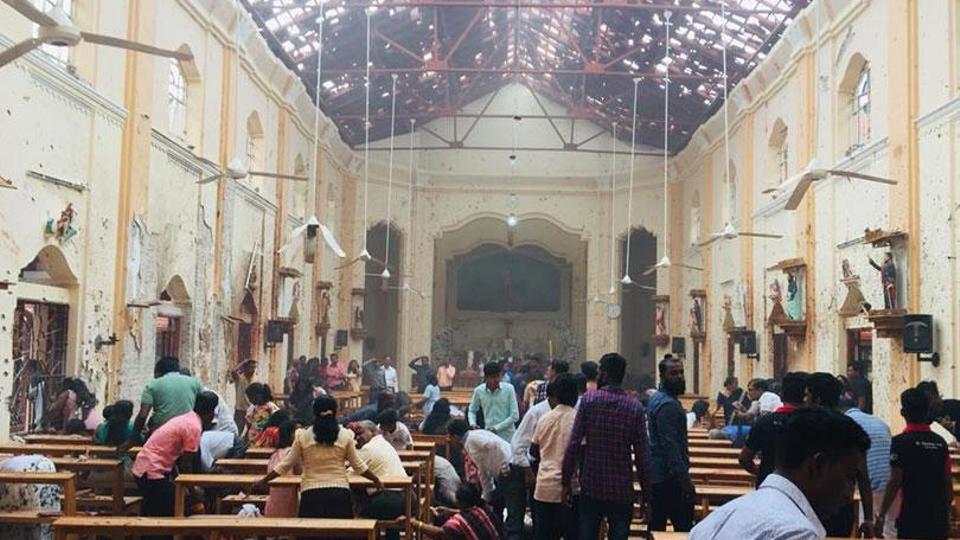 Multiple explosions reported at several churches and high-end hotels in Colombo; 25 dead, 250 injured.