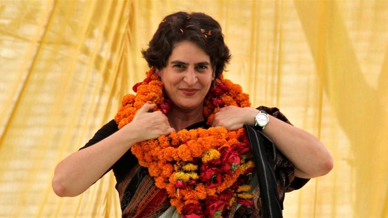 Priyanka Gandhi Vadra again hints at her contesting from Varanasi; says "Will be happy to contest if CP asks her do so."