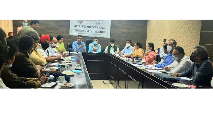 Jammu Smart City Project: MP Jugal Kishore reviews progress at Advisory Forum meet