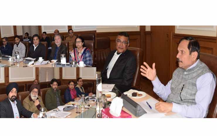 Advisor Bhatnagar reviews performance of Animal/Sheep Husbandry, Fisheries, Dairy sectors across J&K