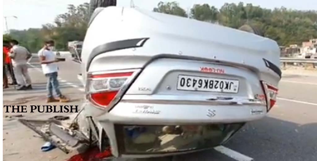 Two killed, three injured in accident in Narwal Jammu