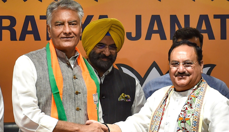 Sunil Jakhar, former Punjab Congress chief, joins BJP