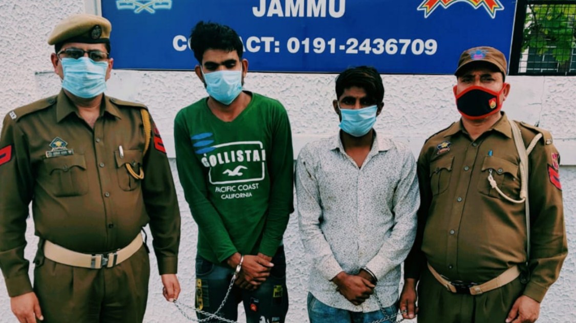 Cyber Police Jammu apprehended  2 persons  in  OLX fraud case from Rajasthan