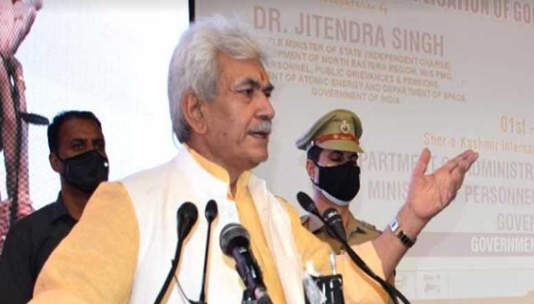 Difference will be made only with Responsive, Morally Correct & Action-oriented policies: Lt Governor Manoj Sinha