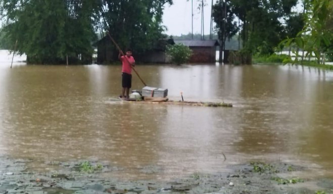 Assam Flood: Nearly 4.89 Lakh People Affected In 16 Districts