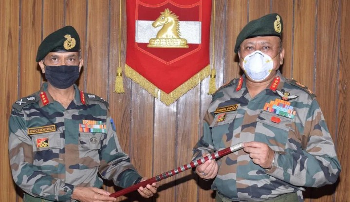 Lt Gen M V Suchindra Kumar assumes command of Jammu-based 16 Corps