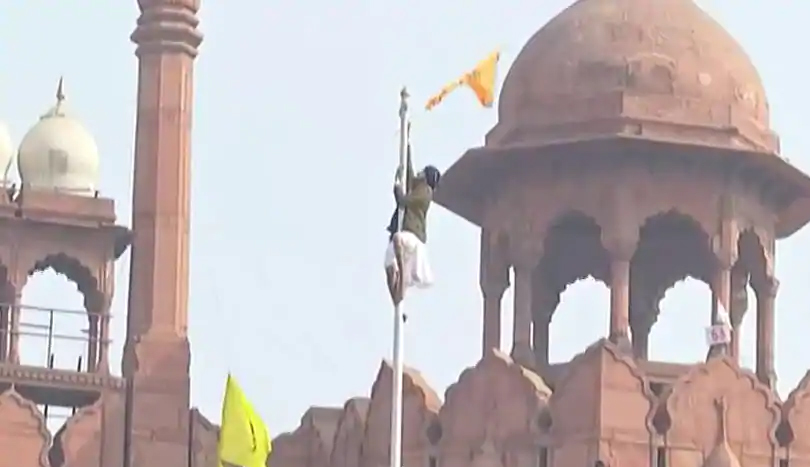 Red Fort rampage: Man behind raising of ‘Nishan Sahib’ arrested