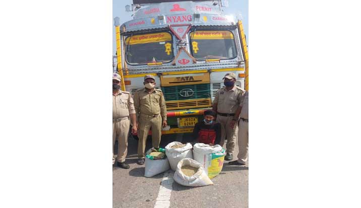52 kgs of poppy straw recovered by team of Police Station, Jhajjar Kotli