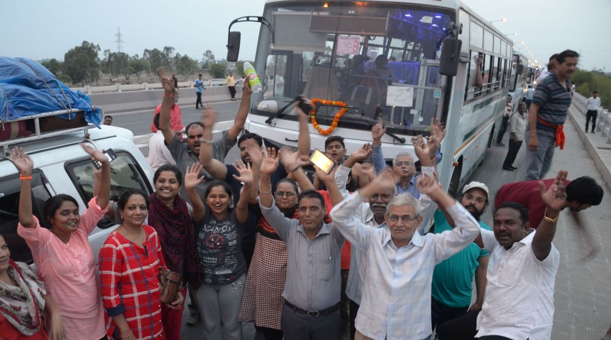 Fresh batch of 4094 pilgrims leave for Amarnath cave shrine from Jammu