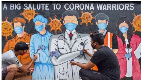India reports 44,230 new Covid cases, 555 deaths in a day; recovery rate at 97.38%