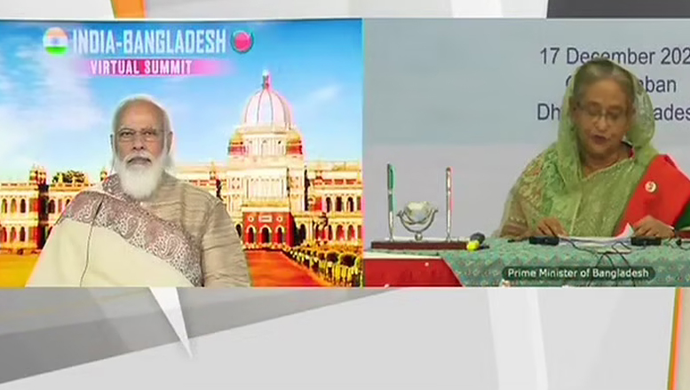 PM Modi, Sheikh Hasina jointly inaugurate Chilahati-Haldibari rail link between India and Bangladesh