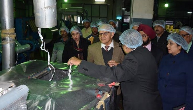 Advisor Sharma visits Bari Brahmana Industrial Estate