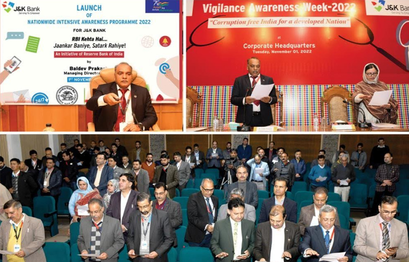 JK Bank MD & CEO launches ‘RBI Kehta Hai: Jaankar Baniye, Satark Rahiye' Campaign in J&K