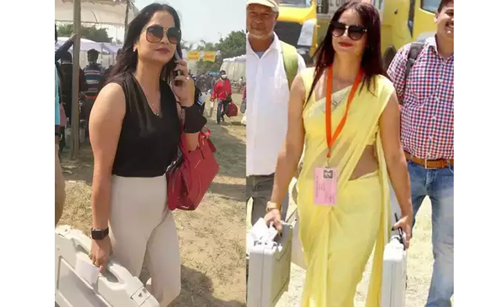 Reena Dwivedi, viral UP poll officer, is back in western attire 