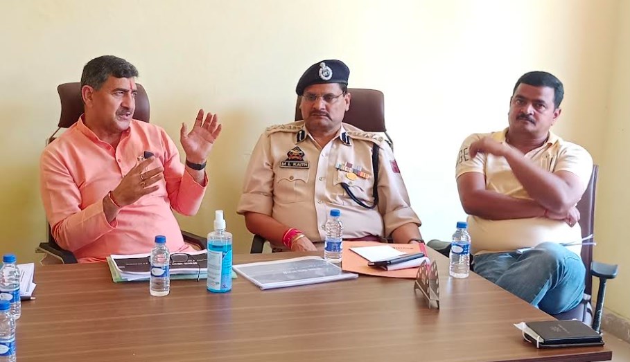 Jugal chaired meeting for launching of "Sansad Khel Sapardha" in Jammu & Samba 